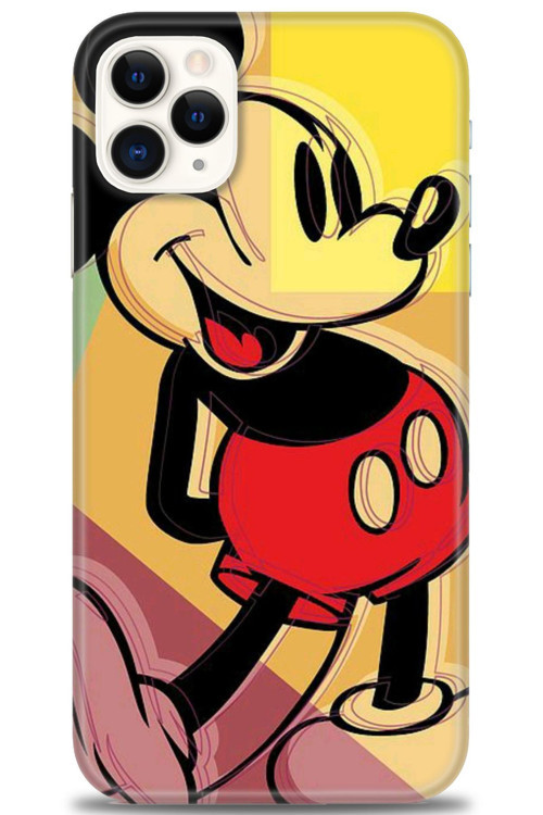 iPhone 11 Pro Max Kılıf HD Baskılı Kılıf - Mickey Mousee