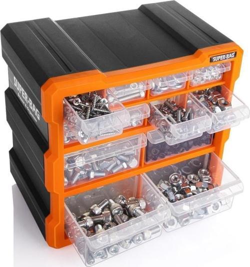 Asr-6007 12 Li Küçük Monoblok Çekmece (26,2x15,7x26,7 cm)