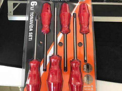 Ktx-2523 6LI Tornavida Seti 3 Düz 3 Yıldız