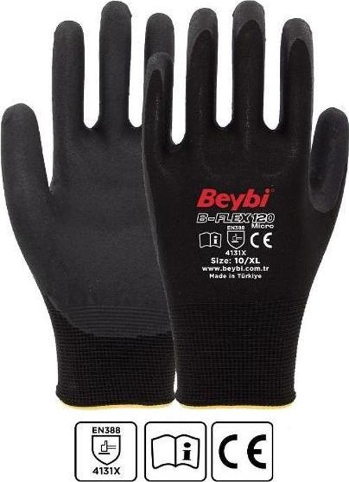 B-FLEX120 10Beden 12li Micro Köpük Nitril Eldiven (4131X)