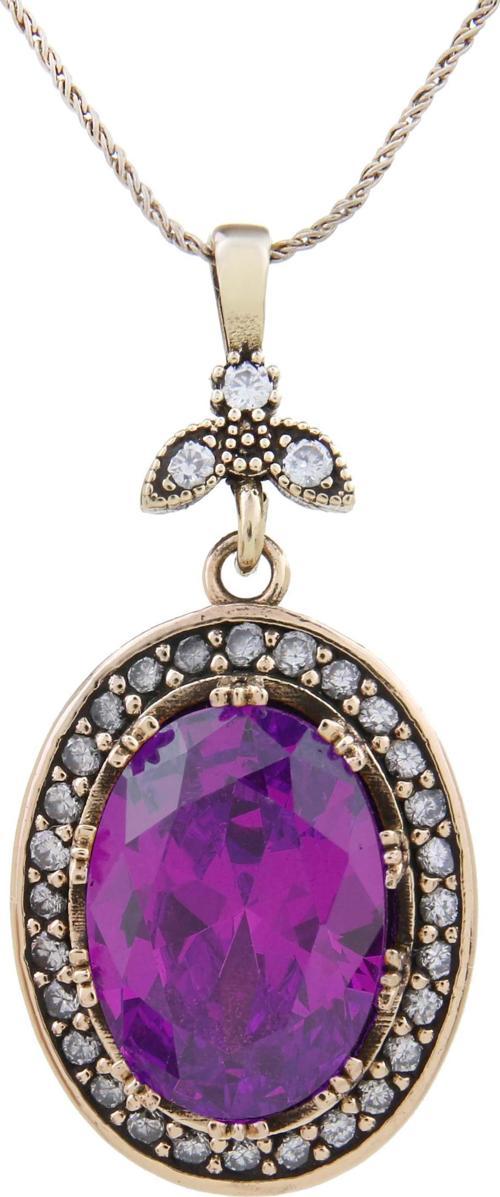 Halime Sultan Serisi Mor Ametist Renkli Taşlı Otantik Gümüş Kadın Kolye