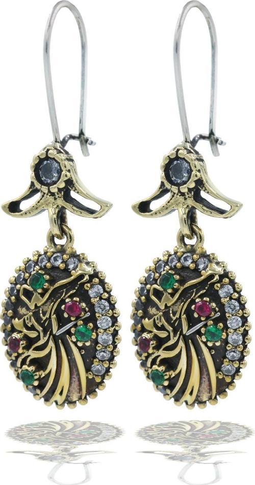 Semazen Serisi Gümüş Otantik Kadın Küpe