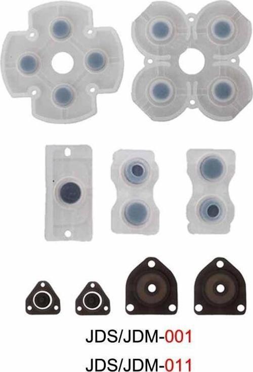 PS4 Kol Tamir JDM JDS 001 011 İç Lastik Takımı TAM SET Silikon 1. KALİTE PS4 Yedek Parça Rubber Pad