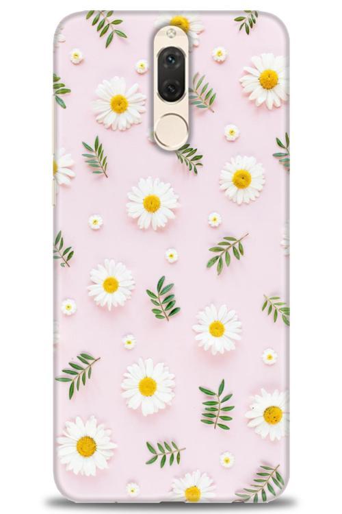 Huawei Mate 10 Lite Kılıf HD Baskılı Kılıf - Papatyalar