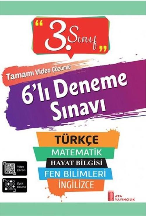 Ata Yayınları 3. Sınıf 6 Deneme Sınavı