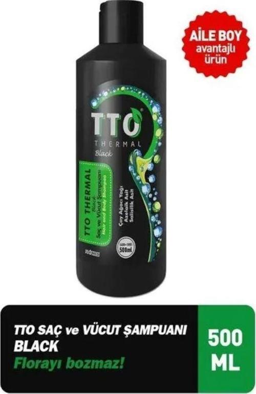 KEPEK & YAĞLI SAÇ ŞAMP. BLACK 500 ML