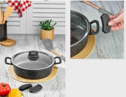 ZK-954 Asya Döküm Granit 24 cm Karnıyarık Tencere