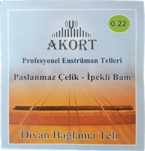 DİVAN SAZ TELİ PASLANMAZ 0.22 BAM BAMLI