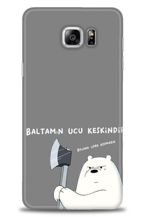 Samsung Galaxy Note 5 Kılıf HD Baskılı Kılıf - Baltamın Ucu Keskindir