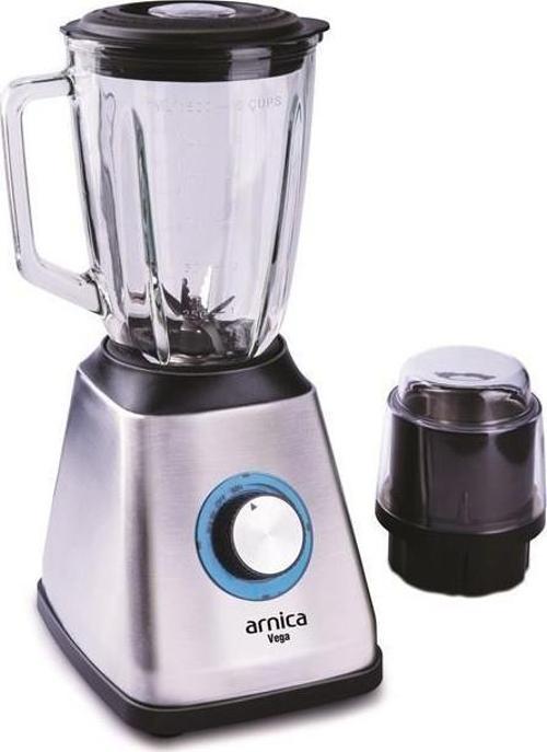 NİCA IH39010 VEGA CAM HAZNELİ BLENDER (İNOX RENK)