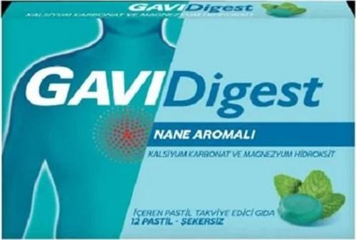 GAVIDİGEST NANE AROMALI PASTİL 12 ADET