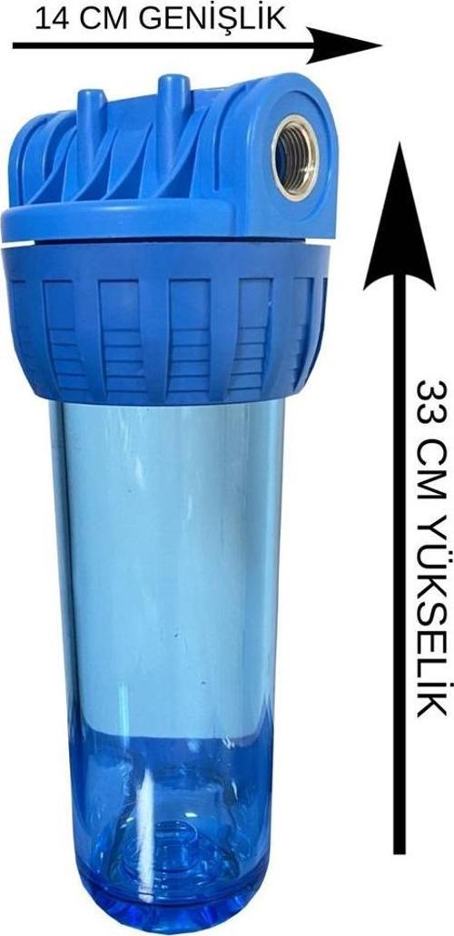 Blu 125-10 Bina Giriş Tekli Filtre Kabı 1'' Boş Kap