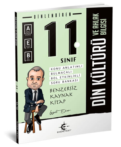 Eker Test Yayınları 11. Sınıf Din Kültürü Ve Ahlak Bilgisi Dinlendiren Soru Bankası 