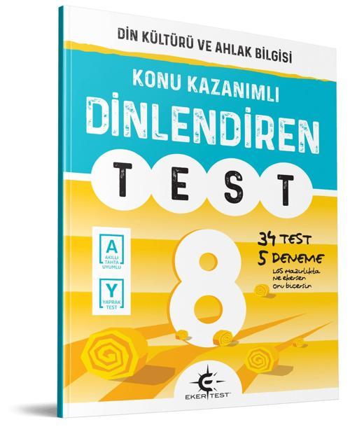 Eker Test Yayınları 8. Sınıf Din Kültürü Dinlendiren Test