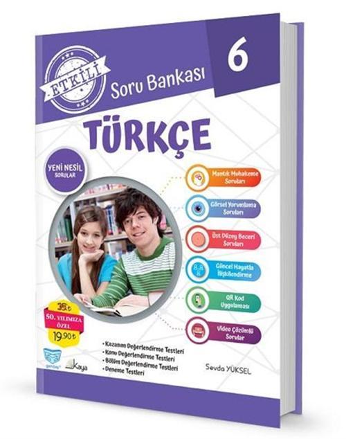 Kaya Yayınları 6. Sınıf Türkçe Soru Bankası