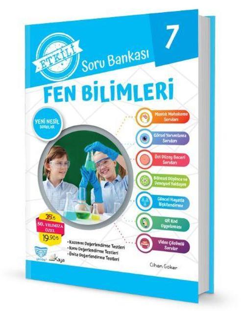 Kaya Yayınları 7. Sınıf Fen Bilimleri Soru Bankası