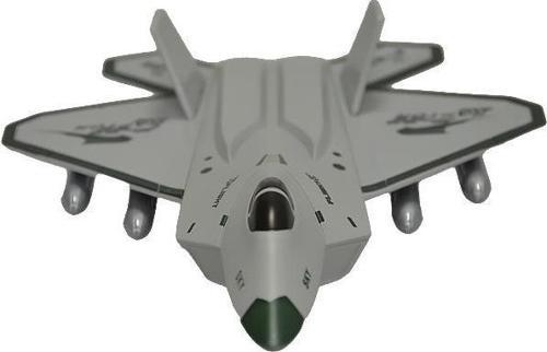 Sürtmeli Çek Bırak F-22 Savaş Uçağı Gri
