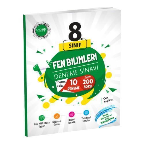 Mobil Yayınları 8. Sınıf Fen Bilimleri 10 Deneme 