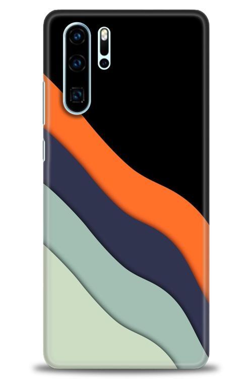Huawei P30 Pro Kılıf HD Baskılı Kılıf - Siyah