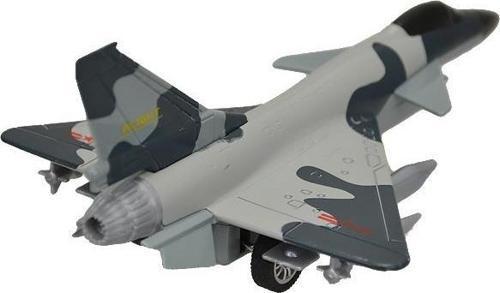 Sürtmeli Çek Bırak J-10 Savaş Uçağı Gri Mavi