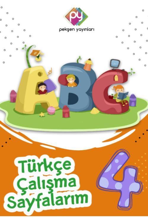Pekşen Yayınları 4. Sınıf Türkçe Çalışma Sayfalarım