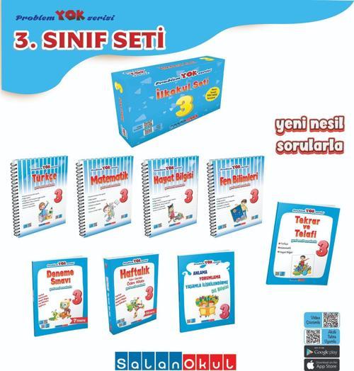 Salan Yayınları 3. Sınıf İlkokul Problem Yok Eğitim Seti