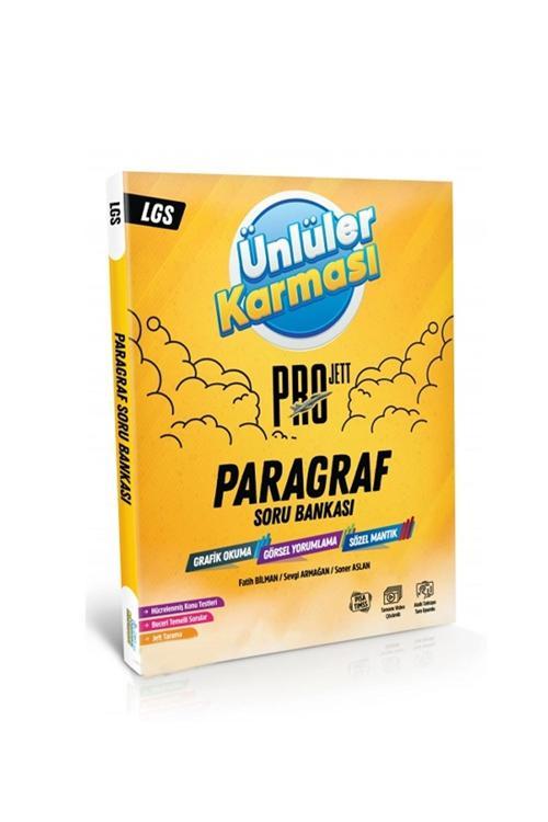 Ünlüler Yayınları 8. Sınıf Jett Paragraf Soru Bankası