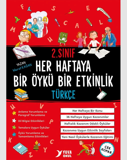Yuva Yayınları 2. Sınıf Türkçe Her Haftaya Bir Öykü Bir Etkinlik