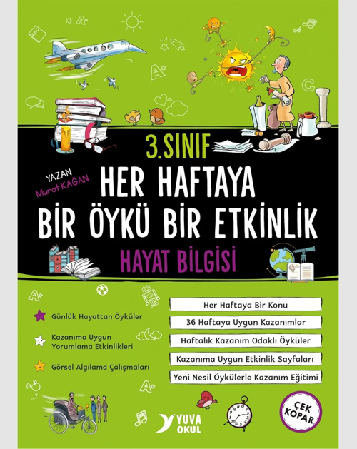 Yuva Yayınları 3. Sınıf Hayat Bilgisi Her Haftaya Bir Öykü Bir Etkinlik 