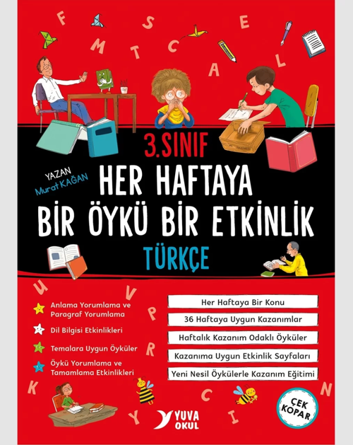 Yuva Yayınları 3. Sınıf Türkçe Her Haftaya Bir Öykü Bir Etkinlik 