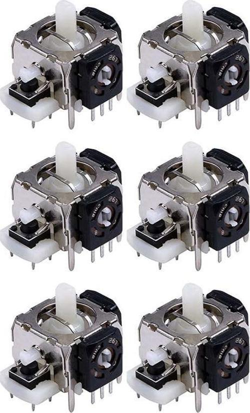6 ADET XBOX 360 Analog Motor Joystick XBOX 360 Kol Tamiri İçin Yedek Parça