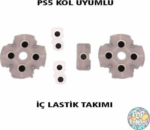 Playstation 5 Kol İç Lastik Takımı 5 Parça Silikon PS5 Kol Tamir PS5 Lastik Yedek Parça