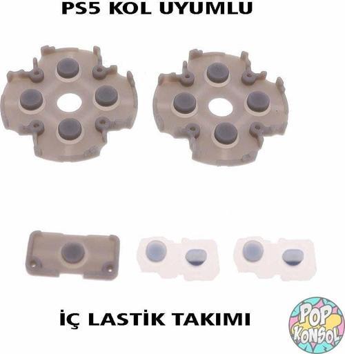 SONY Playstation 5 Kol Silikon Lastik Takımı 5 Parça PS5 Kol Tamiri PS5 Yedek Parça PS5 Uyumlu