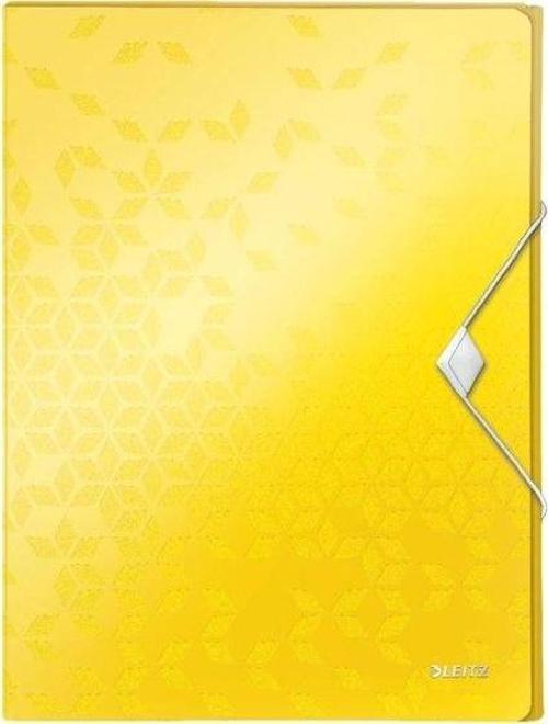 Active Leitz WOW Kalın Lastikli Dosya-Met.Sarı