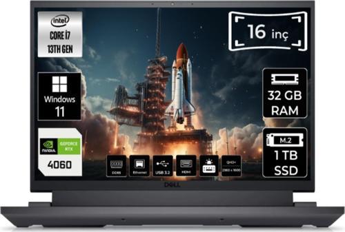 G16 7630 i7-13650HX 32GB RAM 1TB SSD RTX4060/8GB 165Hz 16 inç QHD+ W11 PRO G167630008U