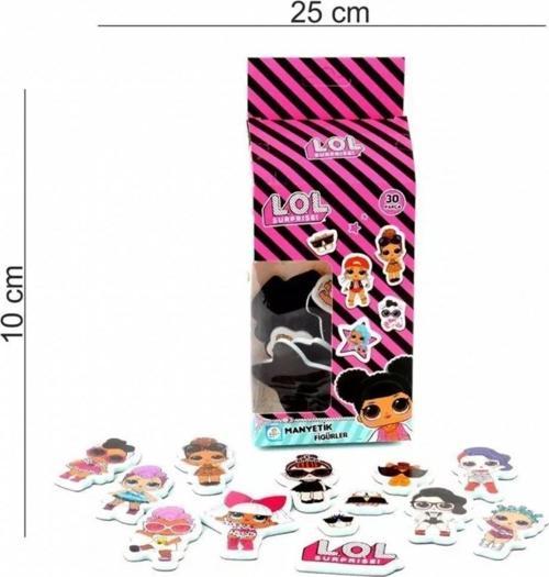 LAÇO LOL 7629 Manyetik Figürler Buzdolabı 30 Parça