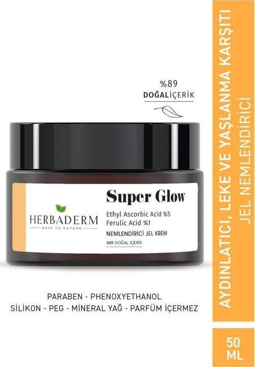 Super Glow Leke Oluşumuna Karşı, Cilt Tonu Eşitleyici Nemlendirici Jel Krem 50 ml
