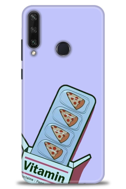 Huawei Y6P Kılıf HD Baskılı Kılıf - Vitamin