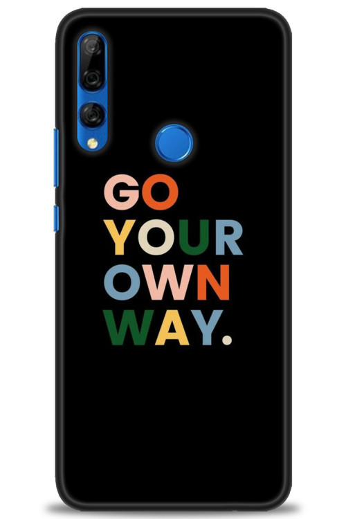 Huawei Y9 Prime 2019 Kılıf HD Baskılı Kılıf - Go Your