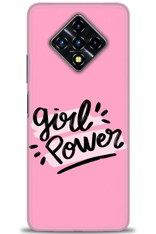 İnfinix Zero 8 Kılıf HD Baskılı Kılıf - Girll Power