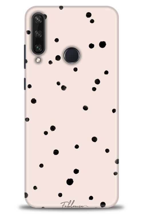 Huawei Y6P Kılıf HD Baskılı Kılıf - Puantiye