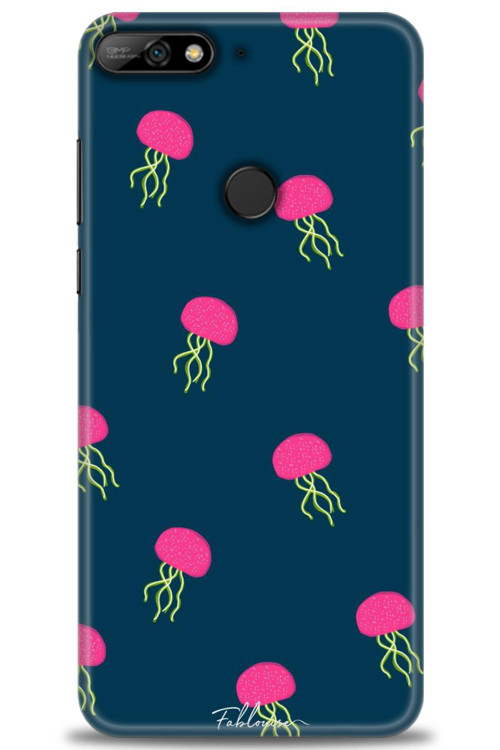 Huawei Y7 2018 Kılıf HD Baskılı Kılıf - Ahtapotlar