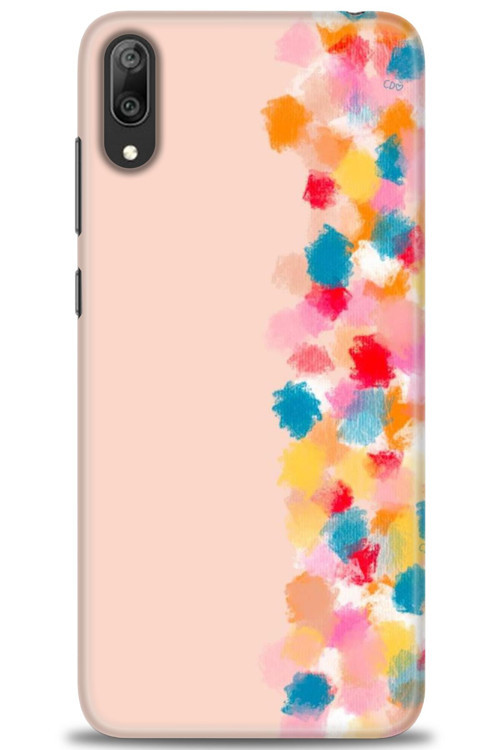 Huawei Y7 Prime 2019 Kılıf HD Baskılı Kılıf - Parça Tuval