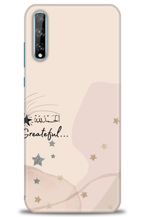 Huawei Y8P Kılıf HD Baskılı Kılıf - Greateful