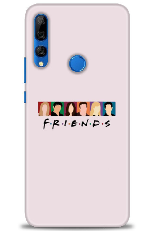 Huawei Y9 Prime 2019 Kılıf HD Baskılı Kılıf - Renkli Friends