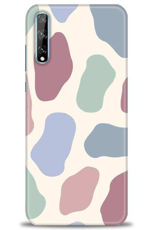 Huawei Y8P Kılıf HD Baskılı Kılıf - Renkli Benek