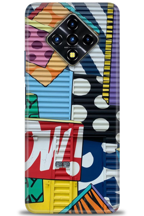 İnfinix Zero 8 Kılıf HD Baskılı Kılıf - Grafiti