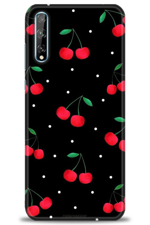 Huawei Y8P Kılıf HD Baskılı Kılıf - Kirazlar