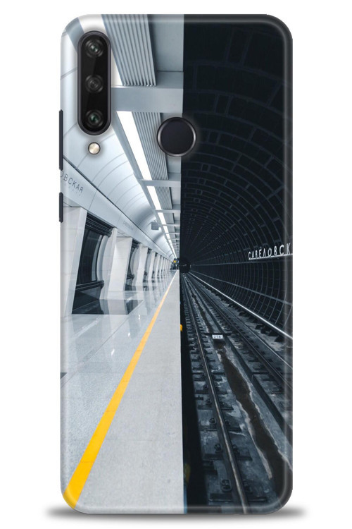 Huawei Y6P Kılıf HD Baskılı Kılıf - Metro Station