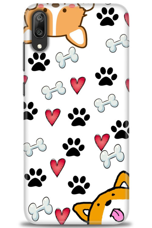 Huawei Y7 Prime 2019 Kılıf HD Baskılı Kılıf - Dog